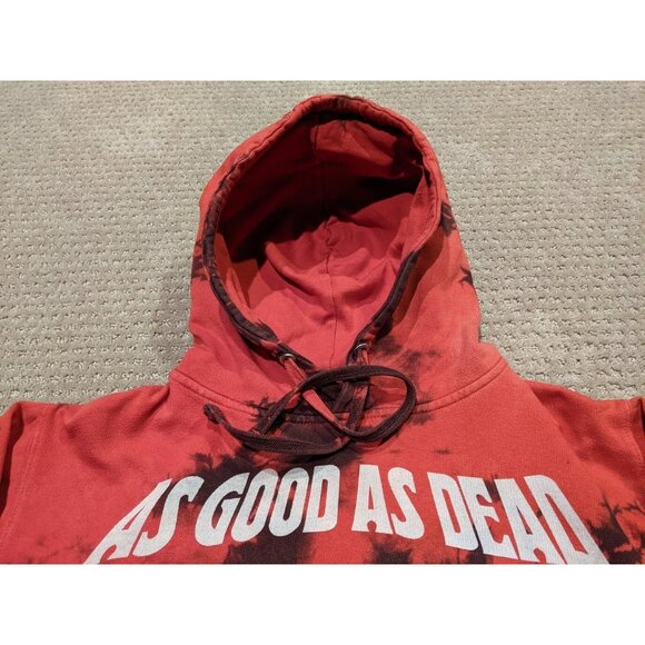 City Morgue Adult Small As Good As Dead Tour Hoodie Volume II 2 Tie Dye Red Dogs - Picture 5 of 13